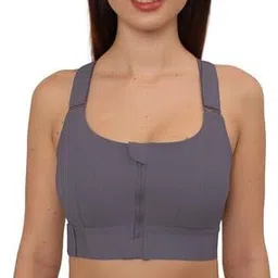 Women Sports Lightly Padded Bra-image-12