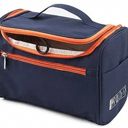 Women Blue Cosmetic Bag-image-9