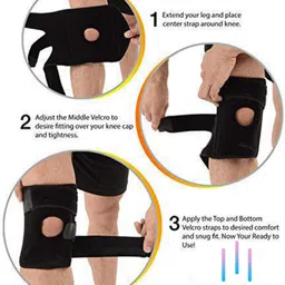 fy sports Adjustable Knee Cap Support Brace Sports Gym Running Arthritis Joint Pain Relief Skating Knee Guard image 4