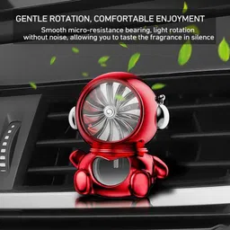 clothes of skin Astronaut-Shaped Car Air Fresheners Vent Clips,Car For Car Decoration Red Diffuser image 4