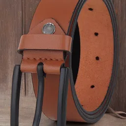 roadster Men Formal, Casual, Evening, Party Tan Genuine Leather Belt-picture-35