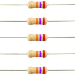 rahulelectronic (Pack of 25) 27K Ohm 1/2 watt Resistor Fixed Resistor-picture-25