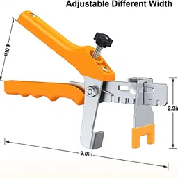 niktion Tile Levelling System Plier Floor Plier Tile Locator Leveling System Punch Plier image 3