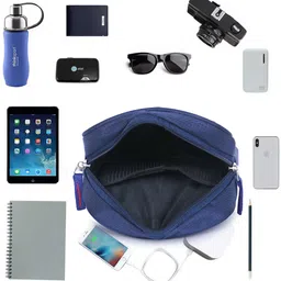 buffer Blue Men & Women Sling Bag Stylish Shoulder Cross Body Office Messenger Bag WaterResistant for Men & Women image 4