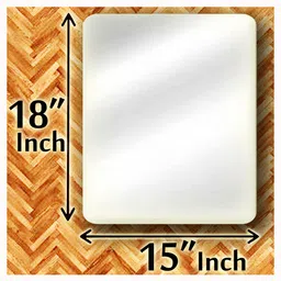 ranns 15" × 18" Inch Rectangular Shape Mirror, 3.5mm thick Decorative Mirror-picture-15