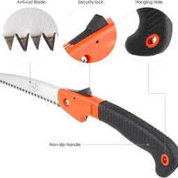 paliwalcreation Manual Folding Purner Cutter Saw Garden Tool Kit Manual Folding Purner Cutter Saw Garden Tool Kit Wood Cutter image 2