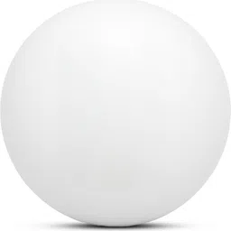 heega Plastic Ball White Non Toxic (100gm Per Ball) Cricket Synthetic Ball image 3