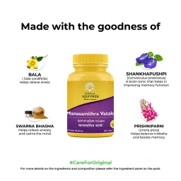 Kerala ayurveda Manasamithravatakam Gulika - 25 count image 4