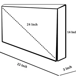 Stylista 2 layer protection Waterproof-Dustproof led/lcd Tv Cover for 24 inch LED/LCD TV- STY_LED_BB86_24 image 4