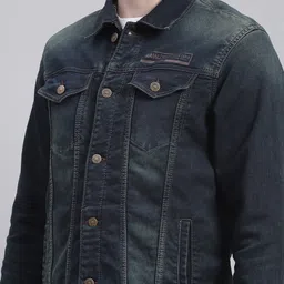 Monte Carlo Spread Collar Lightweight Denim Jacket image 2