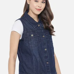Chemistry Washed Sleeveless Denim Jacket image 5