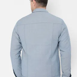 Canary London Men Grey & Blue Denim Jacket image 4