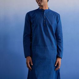 VASTRAMAY Men Thread Work Handloom Kurta-picture-37