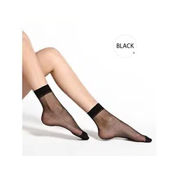 faton Women & Girl's Summer Ultra-Thin Transparent Nylon Ankle Length Summer Skin Socks- Net solid plain socks for Womens/Girls/Mens & Boys indoor outdoor Socks image 5