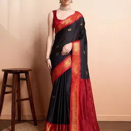 SGF11 Woven Design Zari Kanjeevaram Saree-picture-24
