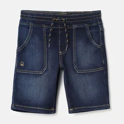 United Colors of Benetton Boys Washed Denim Shorts-picture-12