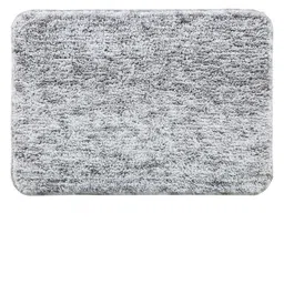 OBSESSIONS Silver Solid 1300 GSM Anti-Skid Bath Rugs image 5