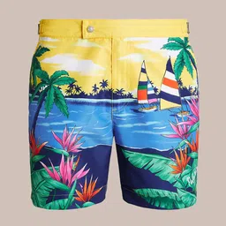 Polo Ralph Lauren Printed Monaco Swim Trunk image 5