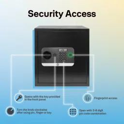 Yale Stellar 41 Litres Digital Safety Locker (390/DB2, Black) image 2