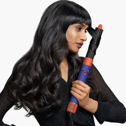 dyson Airwrap id Hair Styler with No Heat Damage (Bluetooth Enabled, Vinca Blue and Topaz) image 5