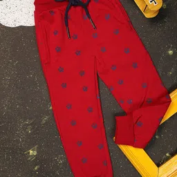V-Mart Boys Printed Fleece Joggers-picture-47