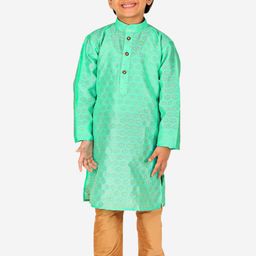 Pro-Ethic STYLE DEVELOPER Boys Ethnic Motifs Printed Kurta with Pyjamas-picture-26