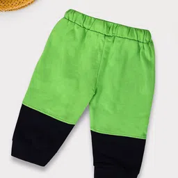 V-Mart Infants Boys Typography Printed Mid-Rise Cotton Joggers image 2