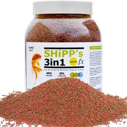 tunai 3in1 Shipp (Spirulina, Hi-Protein and Probiotics) Fish Food 0.4 kg Dry Adult, New Born, Senior, Young Fish Food-picture-16