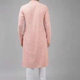 See Designs Men Geometric Printed Pure Cotton Kurta With Pyjamas image 2