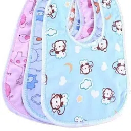 little bloom New born Baby Fast Dry Bibs (Pack of 3)-picture-23