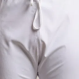 SOJANYA Ethnic Motifs Embroidered Regular Sequinned Pure Cotton Kurta with Churidar image 3