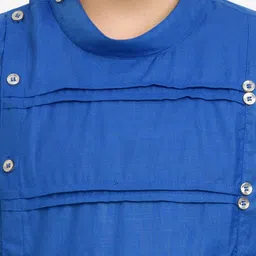 Jeetethnics Boys Blue Kurta with Pyjamas image 5