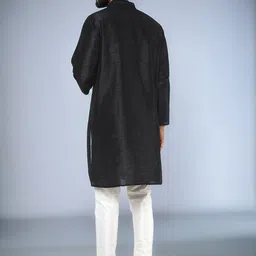 Moda Rapido Embroidered Mandarin Collar Thread Work Straight Kurta With Pyjamas image 2
