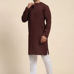 Moda Rapido Men Regular Pure Cotton Kurta with Pyjamas image 2