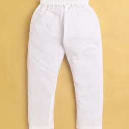 BAESD Boys Self Design Mandarin Collar Kurta With Pyjamas image 5