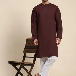 Moda Rapido Men Regular Pure Cotton Kurta with Pyjamas image 4