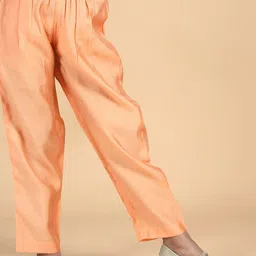 BAESD Girls Regular Gotta Patti Kurta With Trousers & Jacket image 5