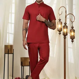 Moda Rapido Men Regular Pure Cotton Kurta with Pyjamas image 4