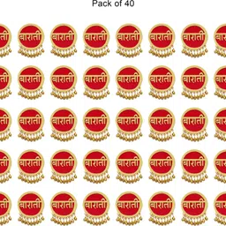 Sanvatsar Barati Brooch (Set Of 40) Wedding|Brooches for Groom Side &Ladkewaale Baraati Brooch-picture-25