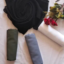 habibisfashion Solid Chiffon Women Multicolor Faux Turtleneck Neck Cover, Scarf, Bluetooth Scarf, Fancy Scarf, Stole-picture-35