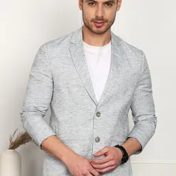 fubar Men Striped Single Breasted Wedding Blazer image 5