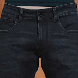 rare rabbit Men Slim Mid Rise Blue Jeans image 4