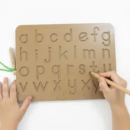 joyjuggler Wooden Tracing Board - abcd Small Alphabets Writing Practice for Kids-picture-26