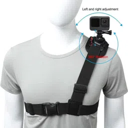Raptas Chest Mount Strap Fully Adjustable & Secure Chesty Body Mount for Mini Cameras Strap image 4