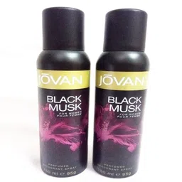 jovan BLACK MUSK Deodorant Spray-For Women image 1