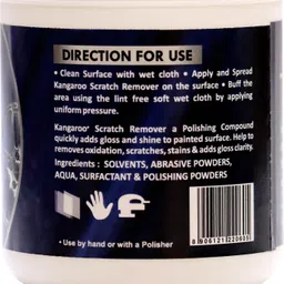 kangaroo Paste Car Polish for Chrome Accent, Metal Parts, Exterior, Bumper image 3