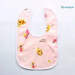 hytromyk baby bib Super Soft Cotton Daily Use,Velcro bibs for baby appron image 2
