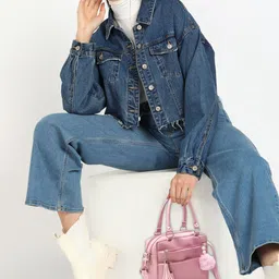 evolic Women Pink Hand-held Bag image 2
