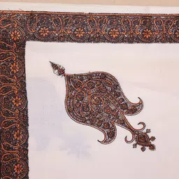 swi stylish Wool Embroidered Men Shawl image 2