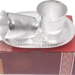 tedlayer German Silver Set of 3 Glass Set Water/Juice Glass-picture-14